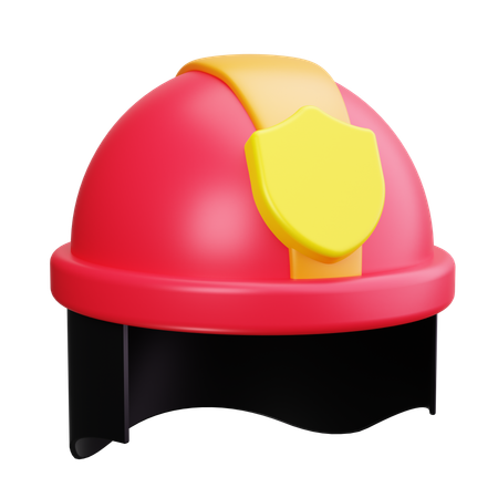 Firefighter Helmet  3D Icon