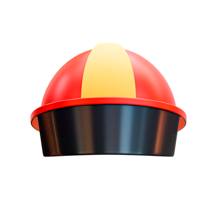 Firefighter Helmet  3D Illustration