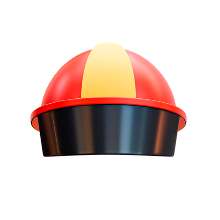 Firefighter Helmet 3D Illustration