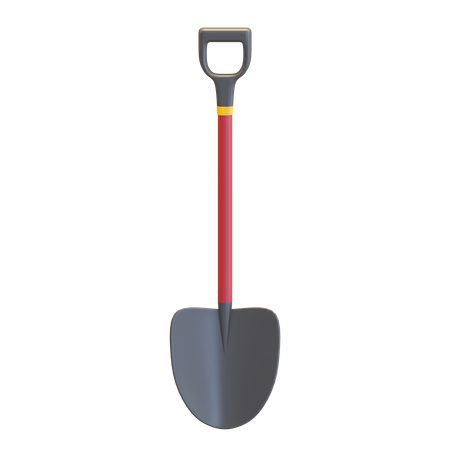 Firefighter shovel  3D Icon
