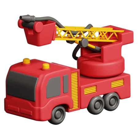 Firefighter Truck  3D Icon