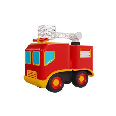 Firefighter Truck  3D Icon