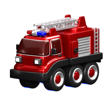 Firefighter Vehicle  3D Icon