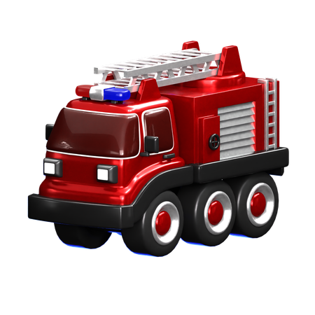Firefighter Vehicle  3D Icon