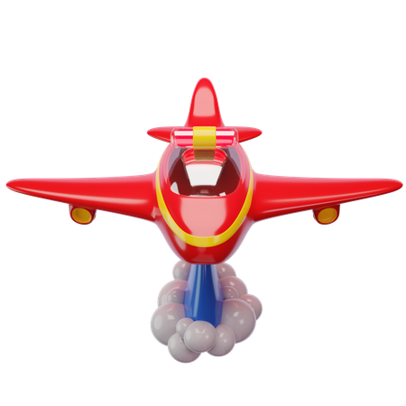 消防航空機  3D Icon