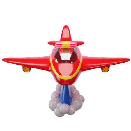 Firefighting Aircraft  3D Icon