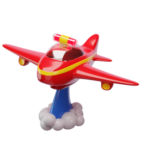 Firefighting Aircraft  3D Icon