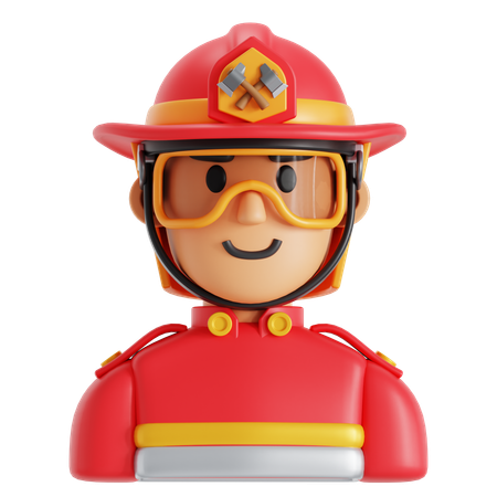 Fireman  3D Icon