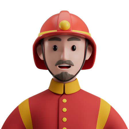 Fireman  3D Icon