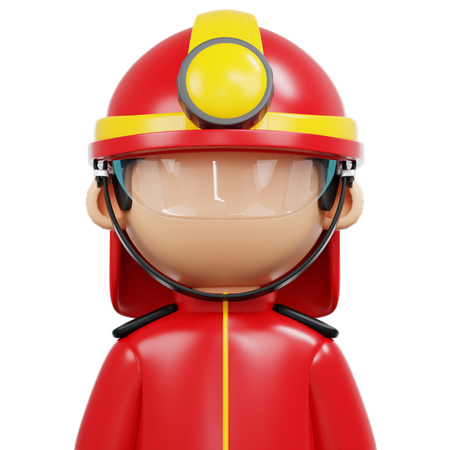 Fireman  3D Icon