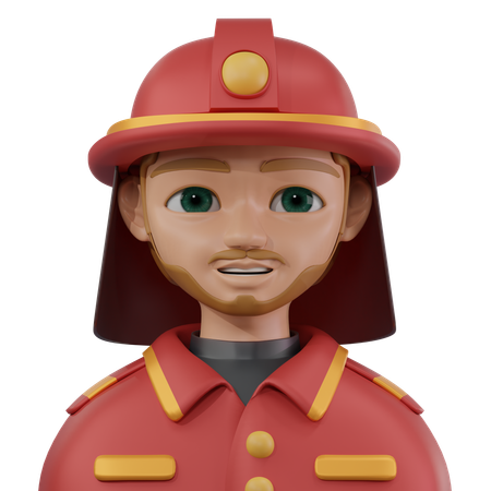 Fireman  3D Icon