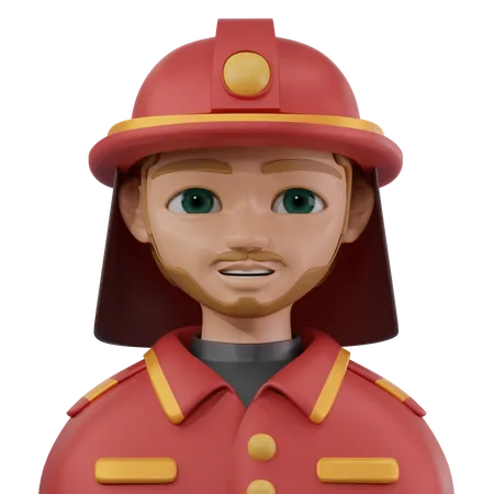 Fireman  3D Icon