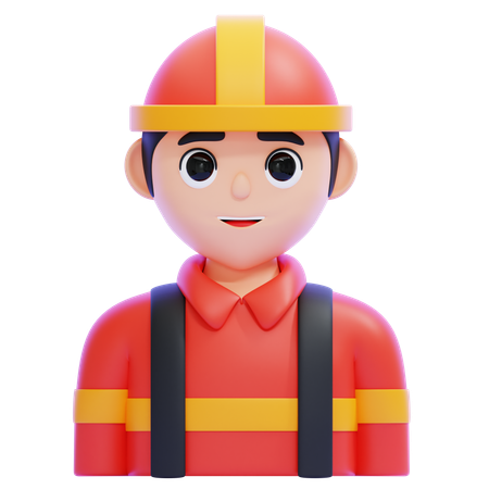 Fireman  3D Icon