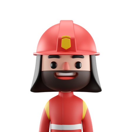 Fireman  3D Icon