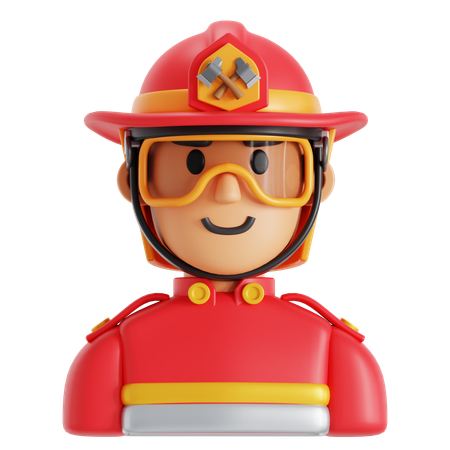 Fireman  3D Icon