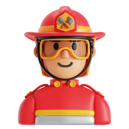 Fireman  3D Icon