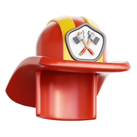 Fireman Helmet  3D Icon