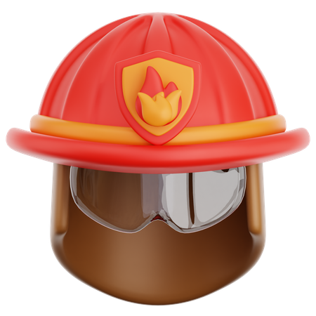 Fireman Helmet  3D Icon