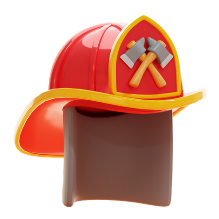 FIREMAN HELMET  3D Icon