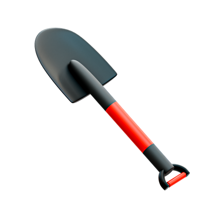 Fireman Shovel  3D Illustration