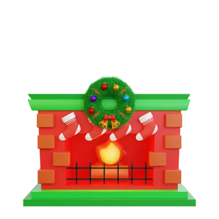 Fireplace  3D Icon