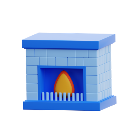 暖炉  3D Icon