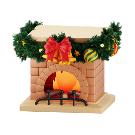 Fireplace  3D Icon