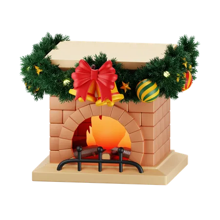 Fireplace  3D Icon