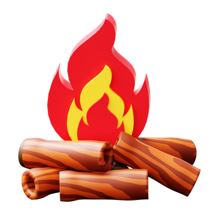 Fireplace  3D Icon