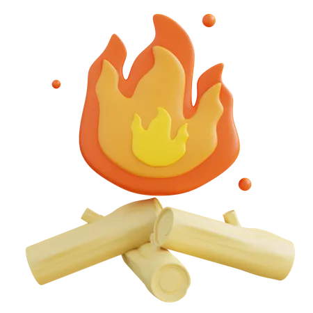 3 D Illustration Fireplace 3D Icon