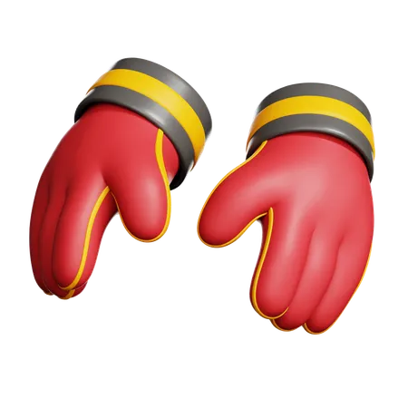 Fireproof Gloves  3D Icon