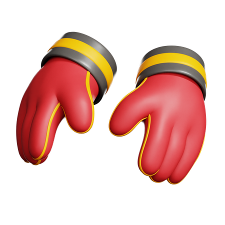 Fireproof Gloves  3D Icon