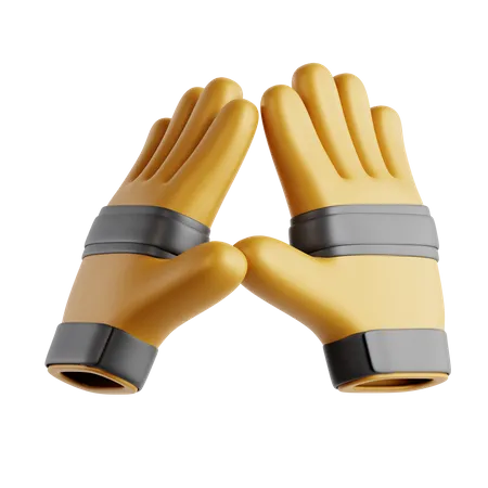 Fireproof Gloves  3D Icon