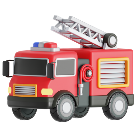 Firetruck  3D Icon