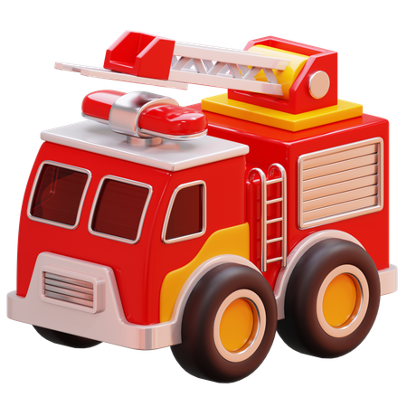 Firetruck  3D Icon