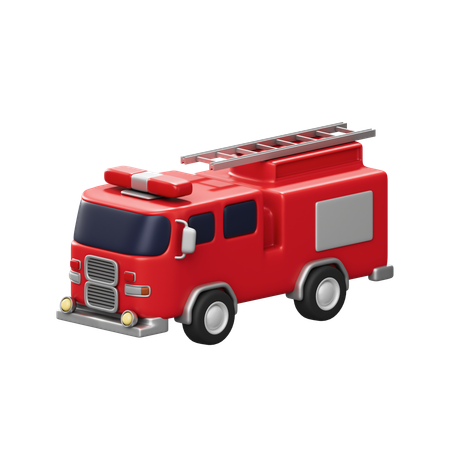 Firetruck  3D Icon