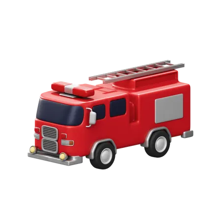 Firetruck  3D Icon