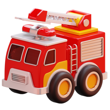 Firetruck  3D Icon