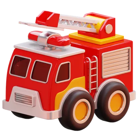 Firetruck  3D Icon