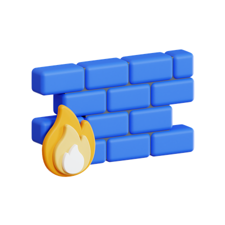 Firewall  3D Icon