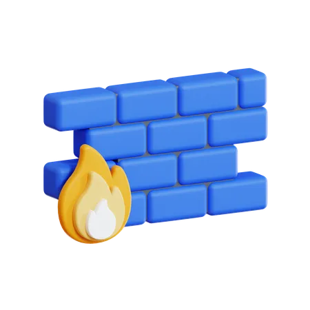 Firewall  3D Icon