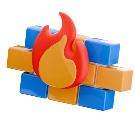 Firewall  3D Icon