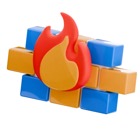 Firewall  3D Icon