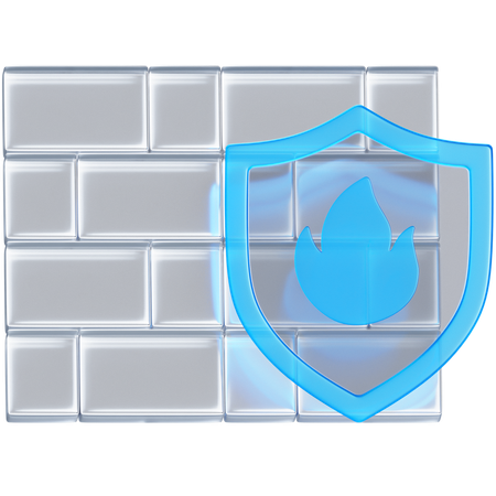 Firewall  3D Icon