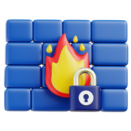 Firewall  3D Icon