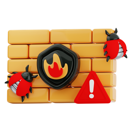 Firewall  3D Icon