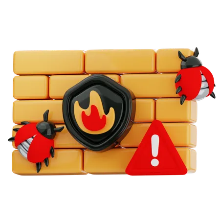 Firewall  3D Icon