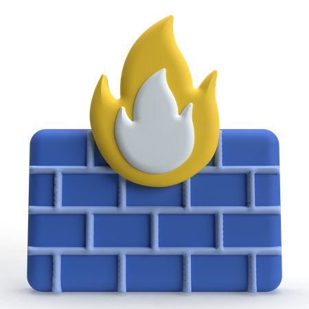 Firewall  3D Icon