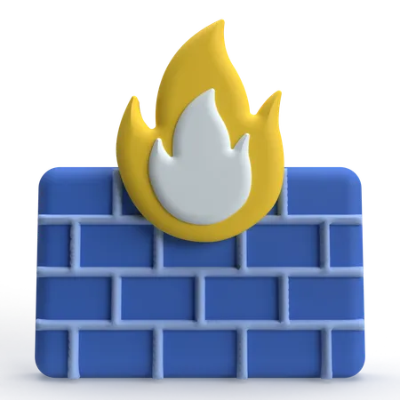 Firewall  3D Icon