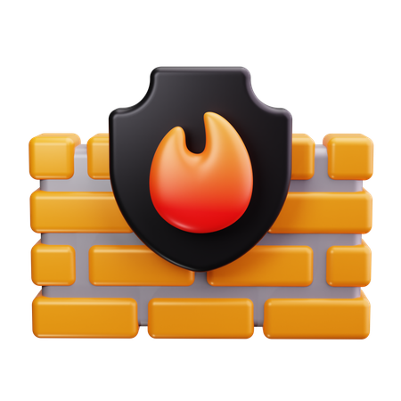 Firewall  3D Icon